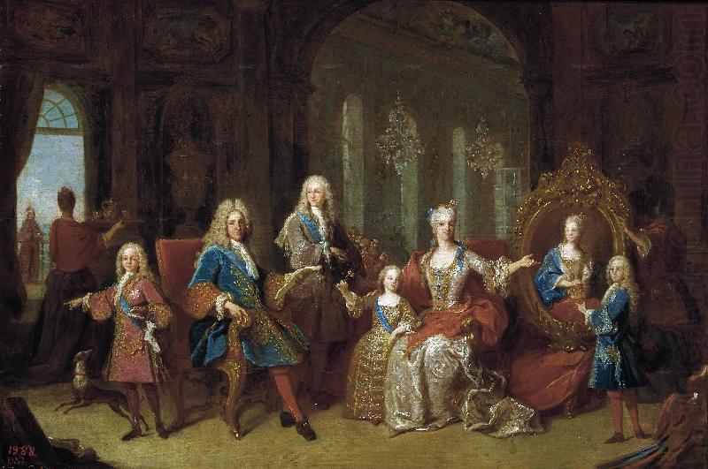 The Family of Philip V, Jean Ranc